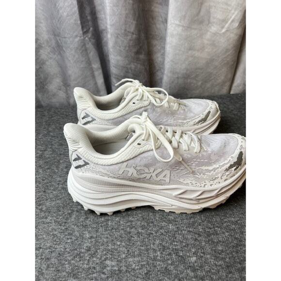 Hoka One One Stinson 7 Triple White 1141530-WWH Men Sz 5B - Picture 5 of 11
